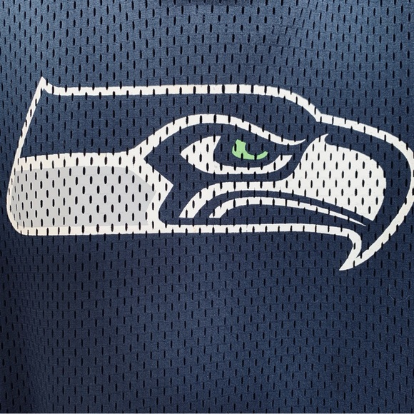 NFL Team Apparel Seattle Seahawks Women's Pullover Hoodie Sweatshirt Navy Size S - Picture 6 of 11